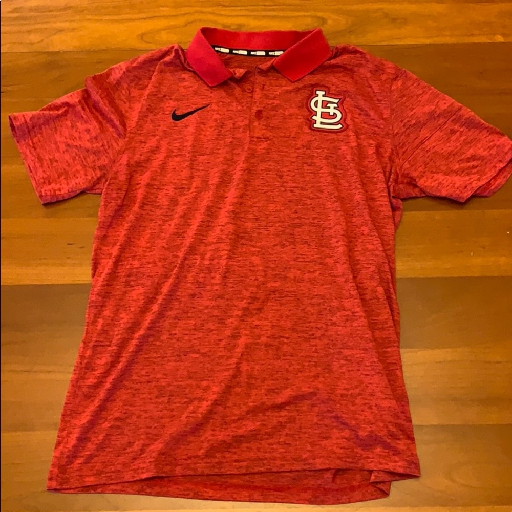 Nike Red St. Louis Cardinals Polo